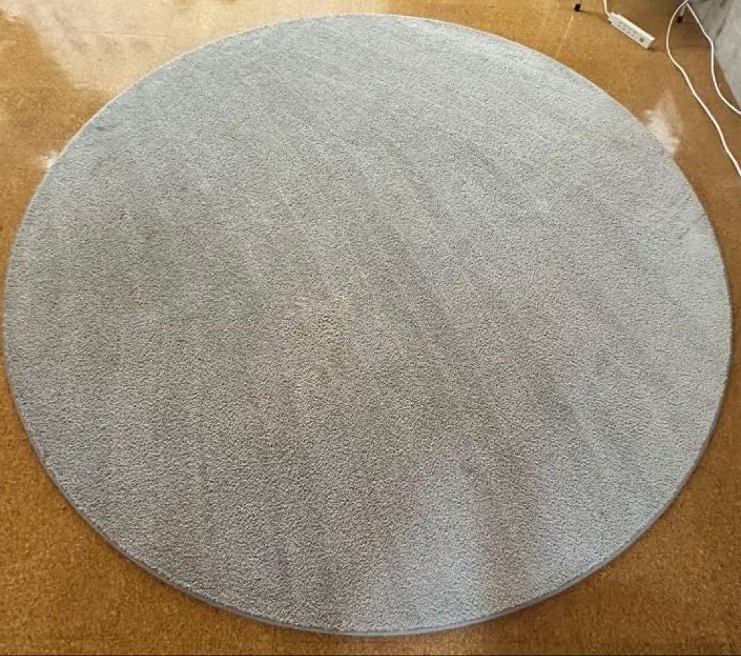 JAB 円形 ライトグレージュ　ラグ・カーペット