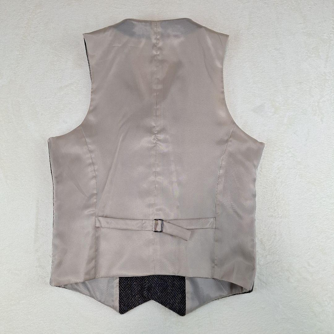 美品✨ハリスツイード　　スーツスリーピース　ヘリンボーン　L