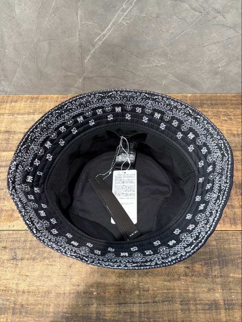 帽子 AMIRI 24AW Paisley Bucket Hat