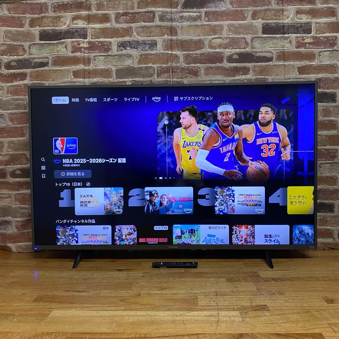 FUNAI 50V型 4K 液晶テレビ Fire TV搭載 FL-50UF340
