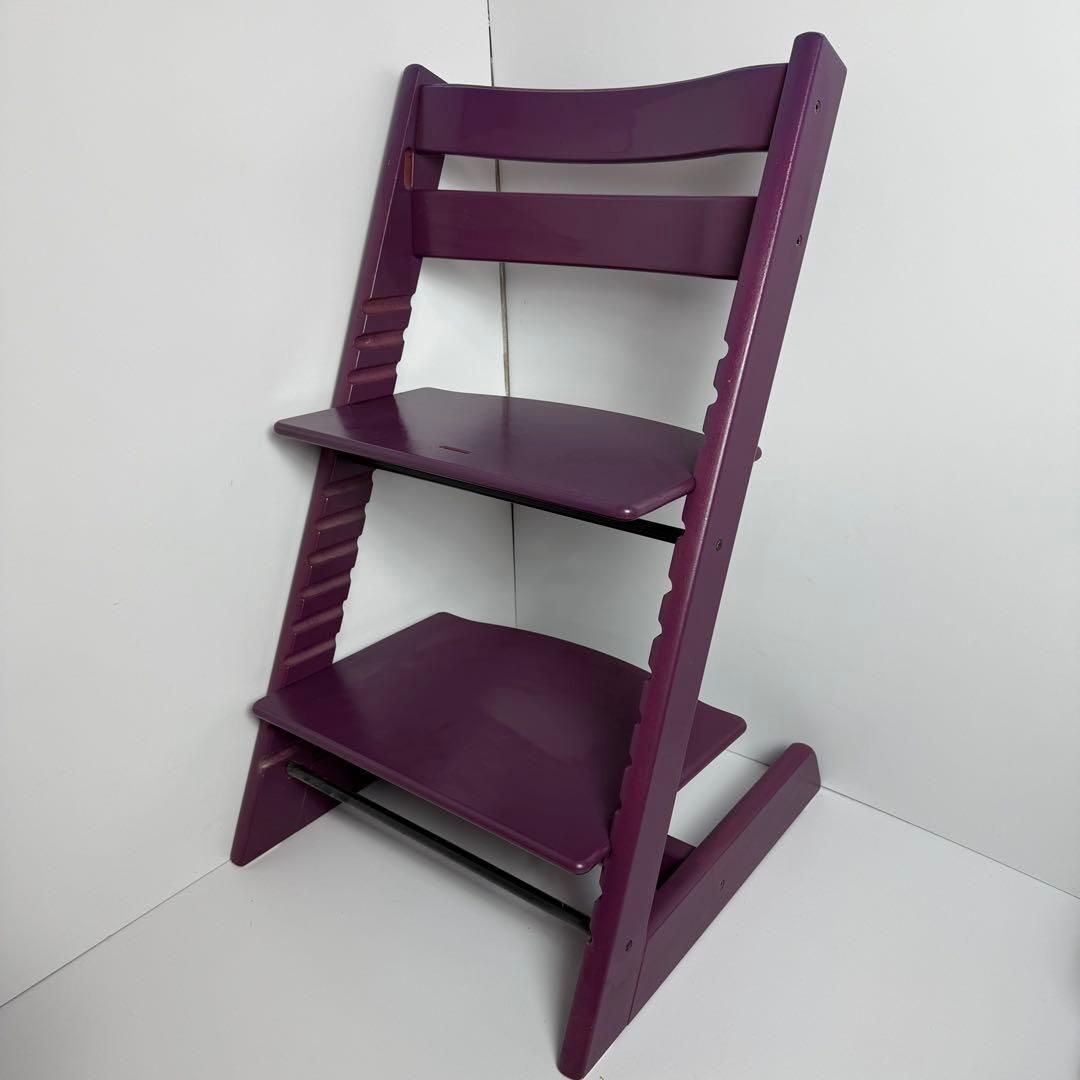 希少色　シリアル5　ストッケ トリップトラップ　パープル　紫