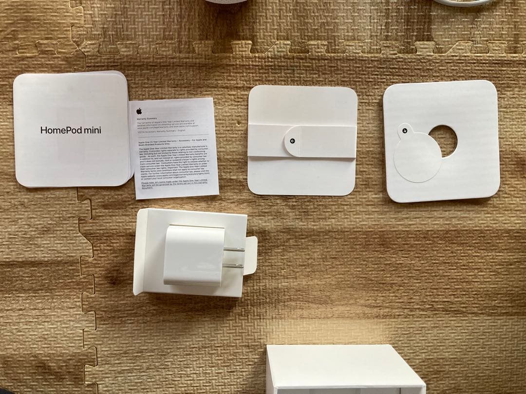 【美品】Apple Pod mini ホワイト　グレー