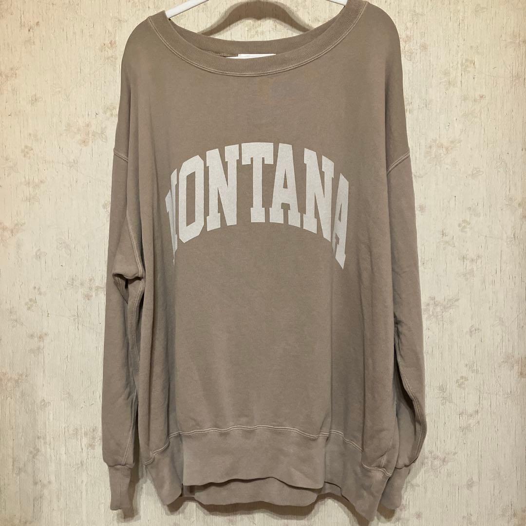 ウィムガゼット　今季　ピグメントロゴ　 プルオーバー