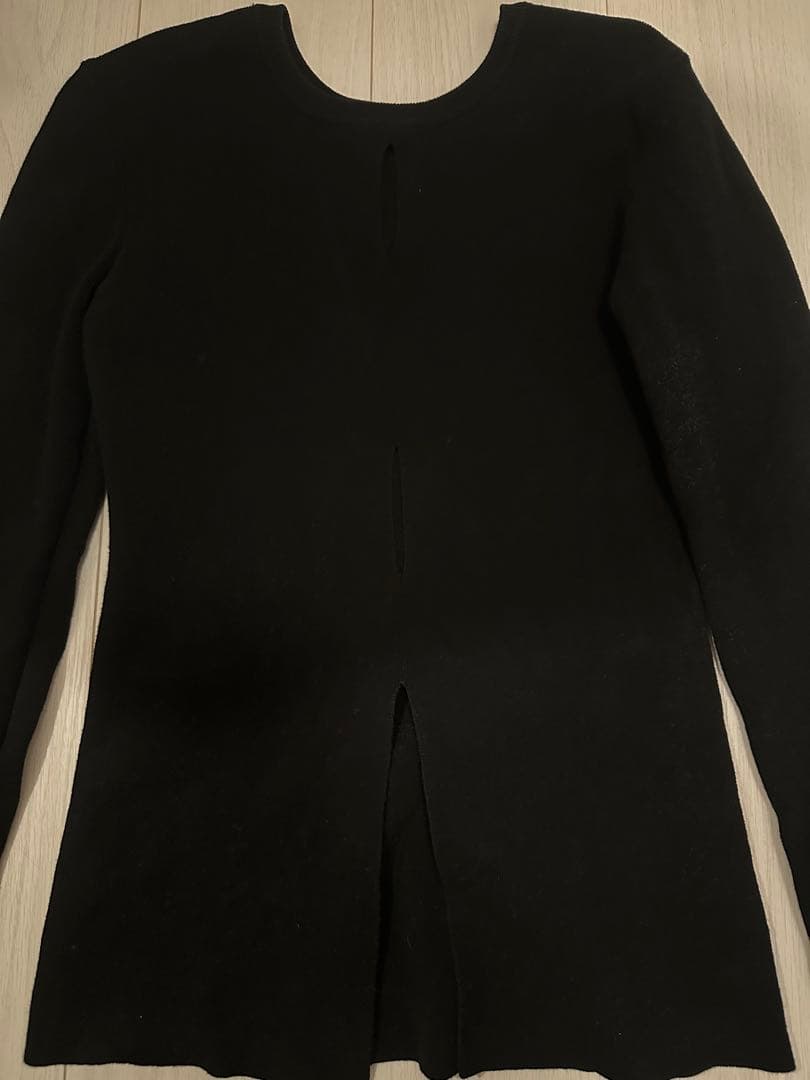 【CLANE】W FACE HOLE KNIT TOPS