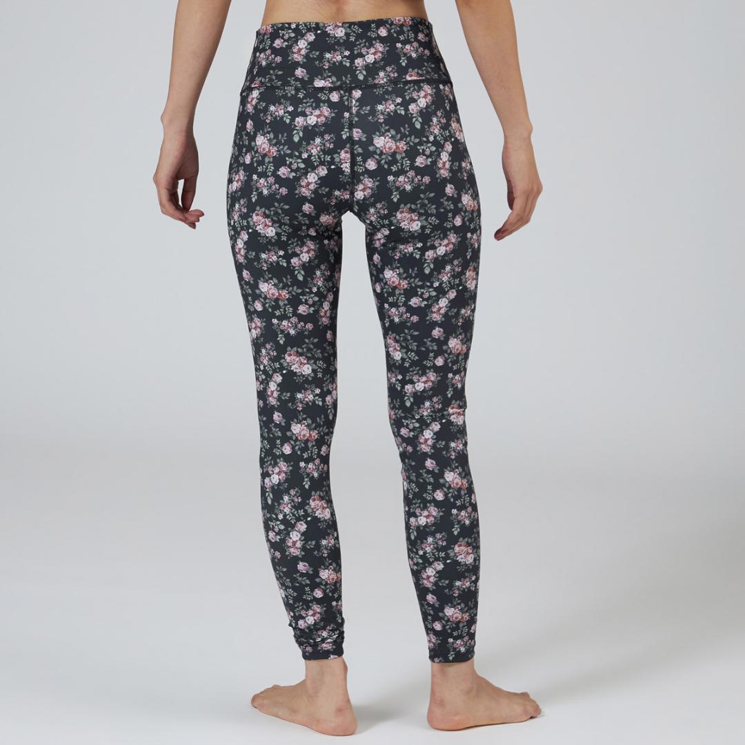 チャコット　ヨガ　ピラティス　　レギンス　プチローズ　花柄