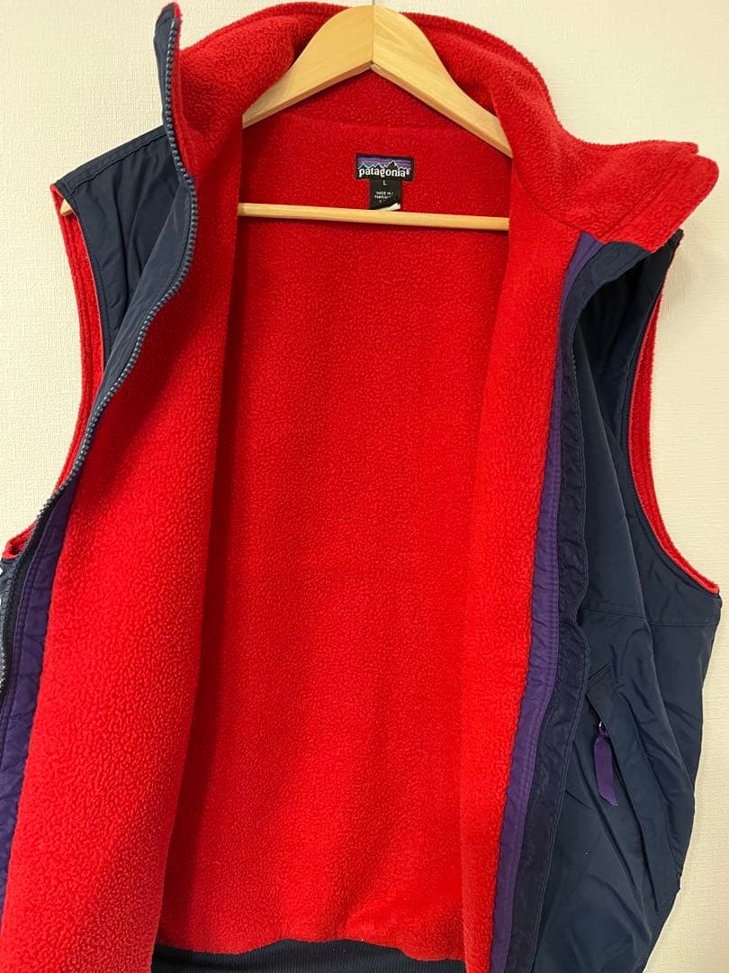 Patagonia シェルドシンチラ ベスト USA製 L ネイビー