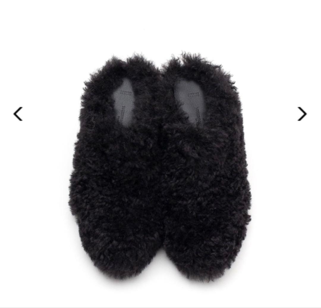 靴 HYKE FAUX SHEARING PUMPS