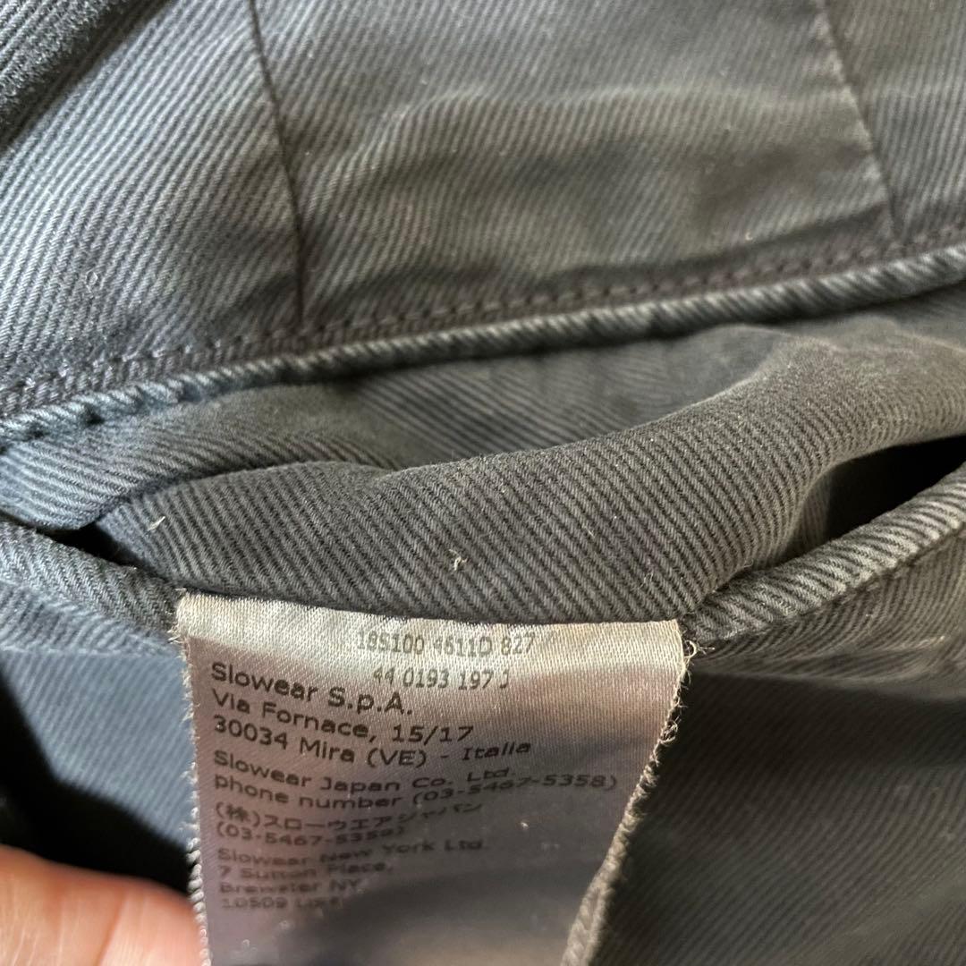 INCOTEX 100型 チノW29 ガーメントダイ ネイビー