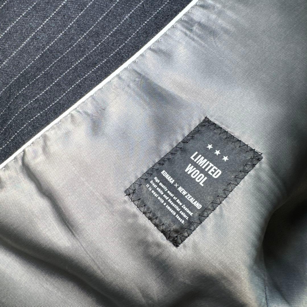 37 極美品　ドナート ヴィンチ　スーツ　日本製　ウール　フランネル　A5