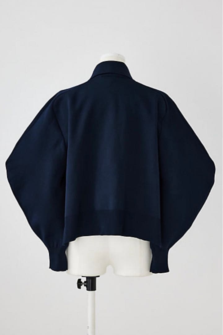 .*■様 ENFOLD タックカーディガン　ニットジャケット　38 ネイビー　2