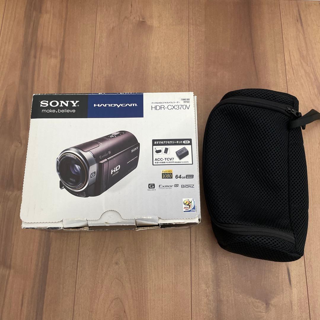 SONY HDR-CX370V ハンディカム 本体　ケース付き