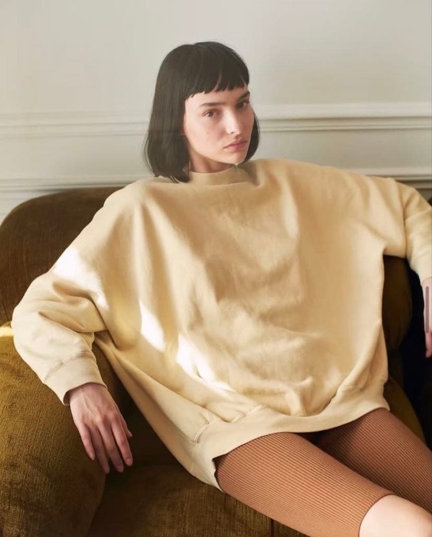 SHISHIKUI シシクイ レミリリーフ スウェット L.yellow