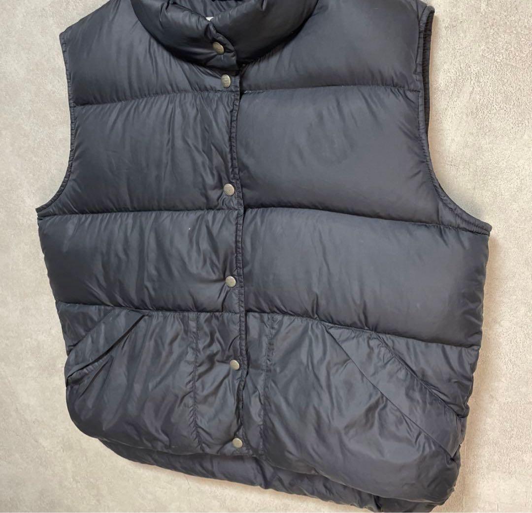 古着 90s エルエルビーン ブラック 黒 ダウン ベスト