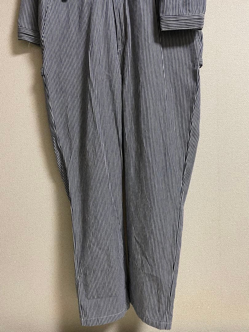 ★美品★ PANDIESTA JAPAN ツナギ デニム ヒッコリー デカロゴ