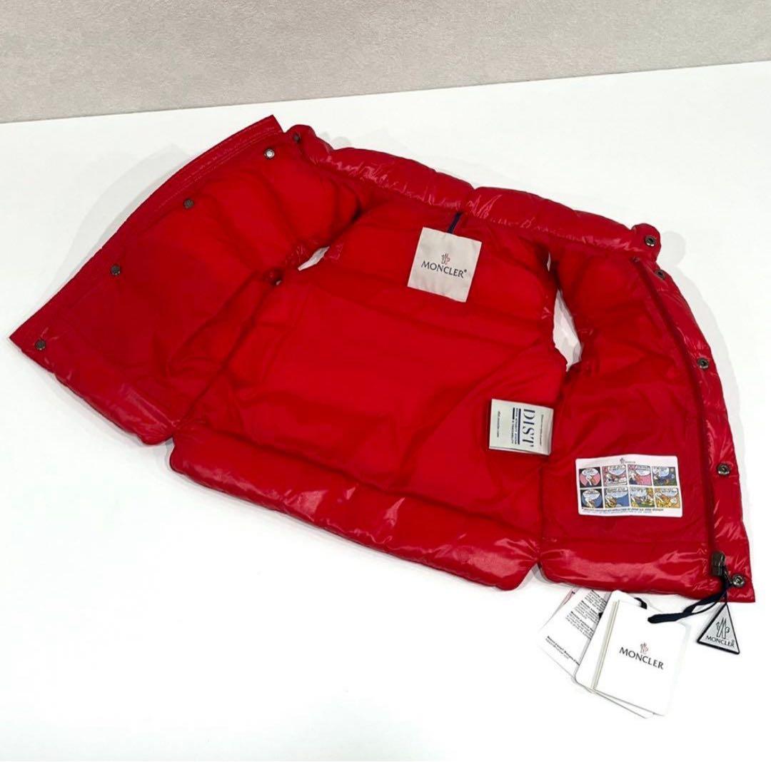 c853 新品　希少　モンクレール　3A BERNARD ダウンベスト　レッド