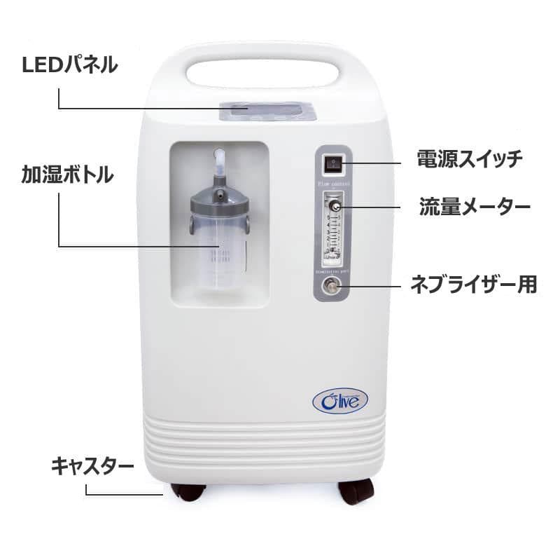 【医療用】酸素濃縮発生器Olive-5S