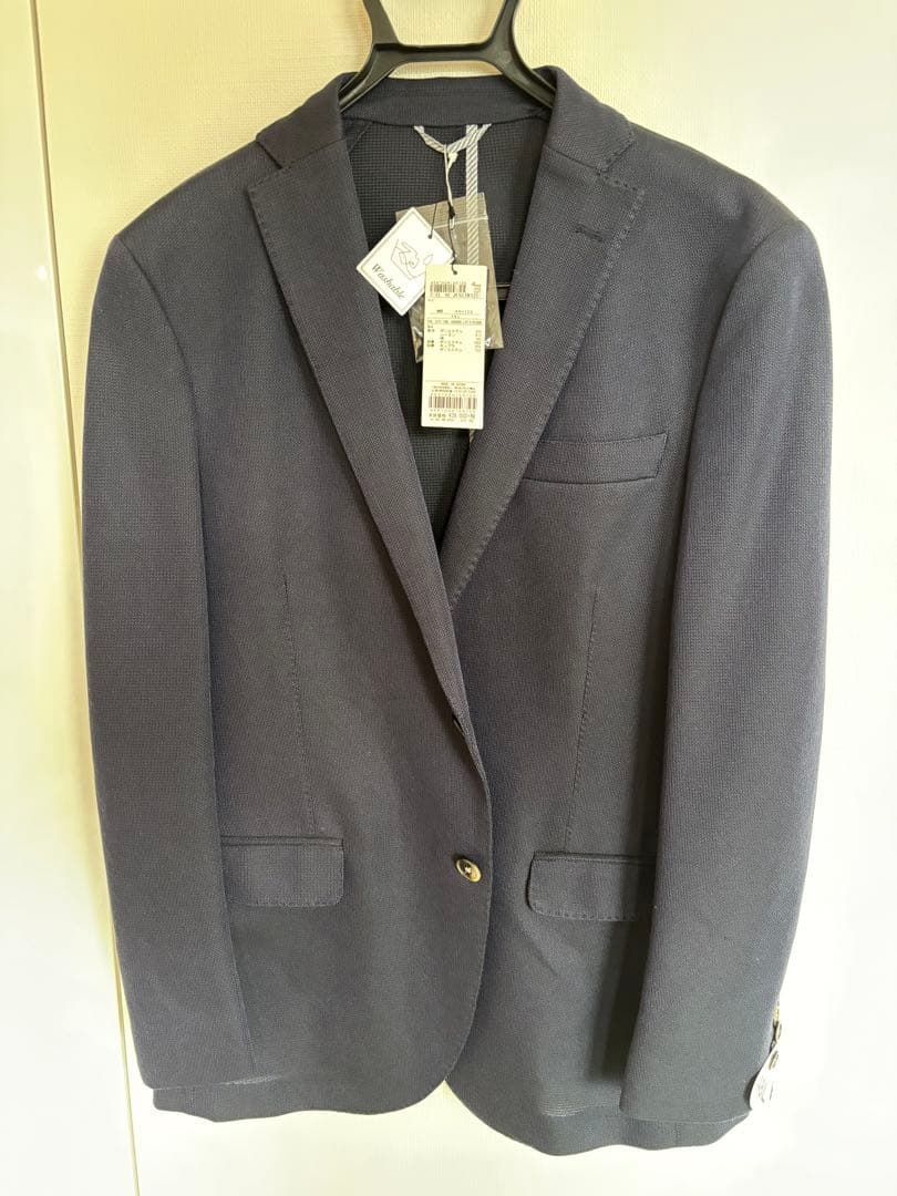 オンワード23区　ネイビー ビジネスジャケット