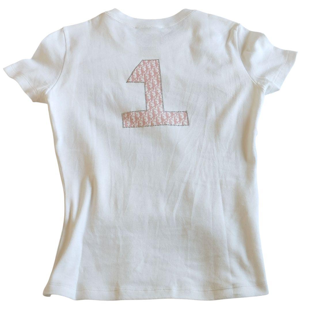 【美品クリスチャンディオール　J'ADORE DIOR Tシャツトロッターピンク