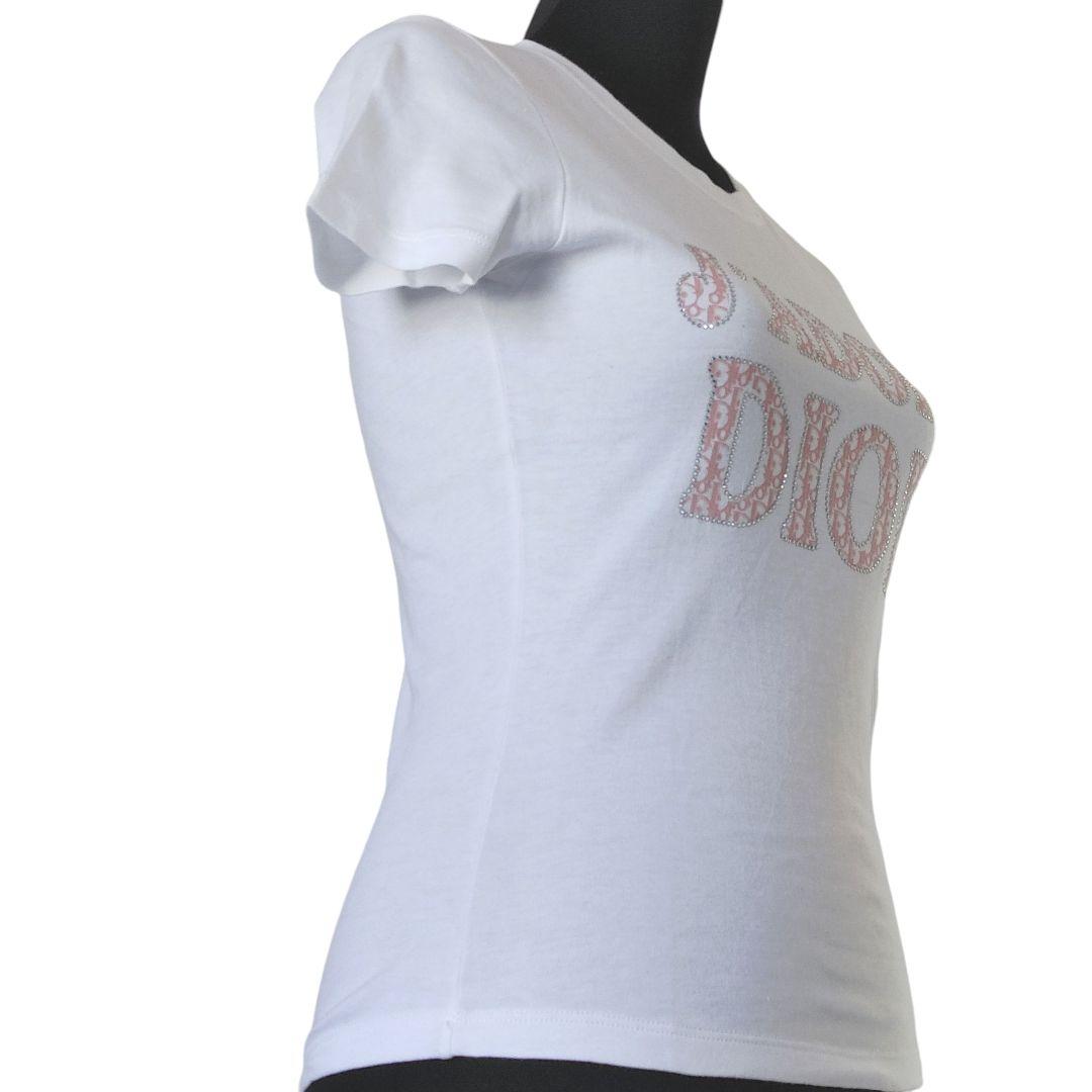 【美品クリスチャンディオール　J'ADORE DIOR Tシャツトロッターピンク