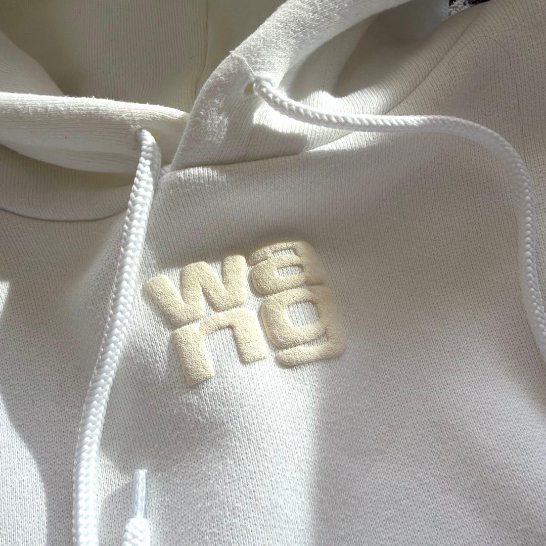 美品 ★ alexander wang ロゴ パーカー