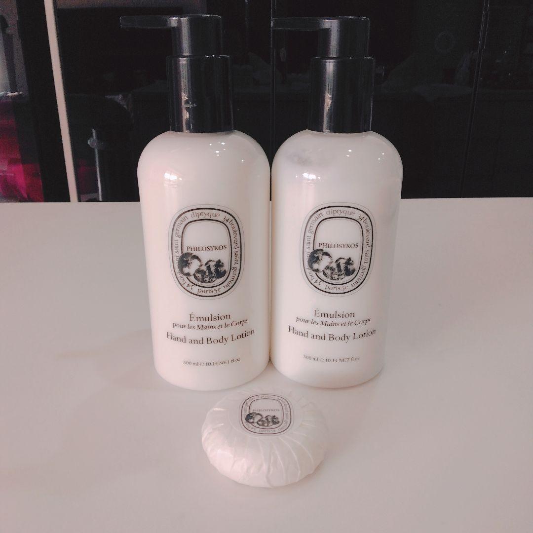 diptyque PHILOSYKOS ボディローション 300ml×2 石鹸付