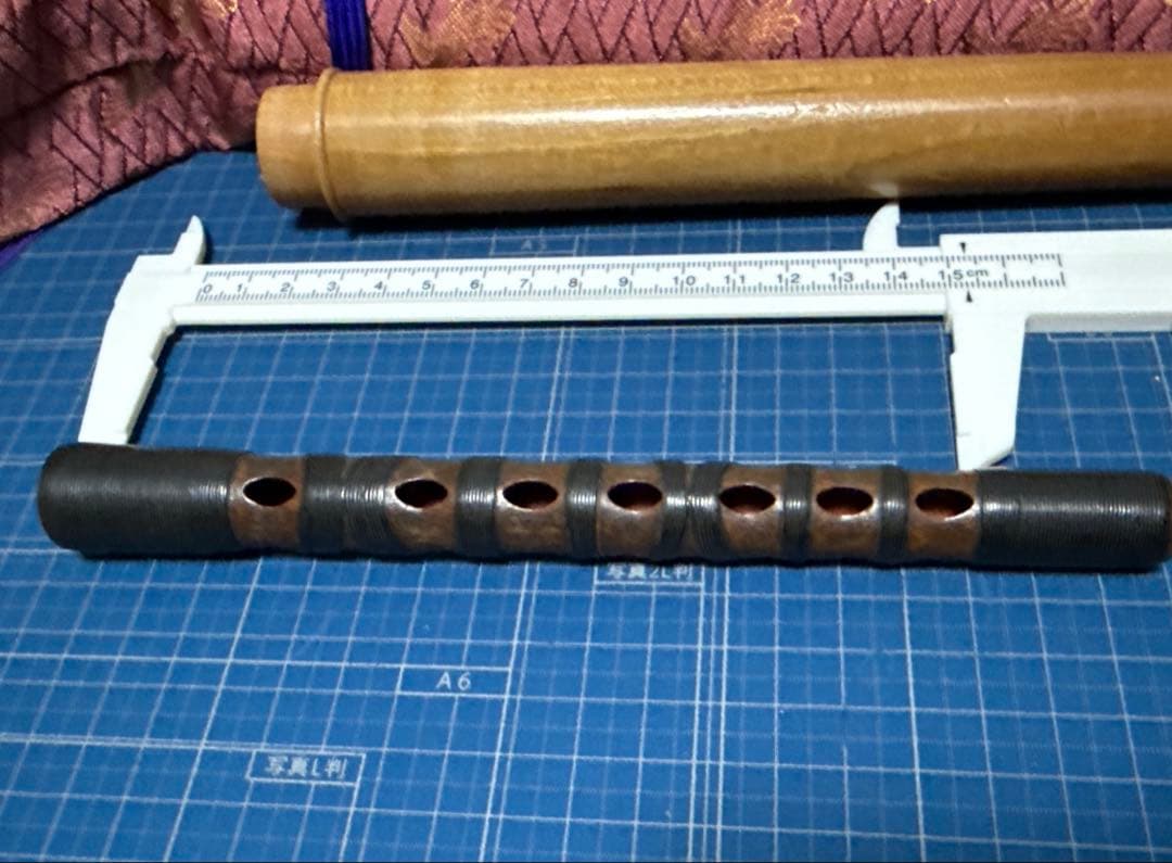 a*n様 篳篥 本管　煤竹　/盧舌12本付き