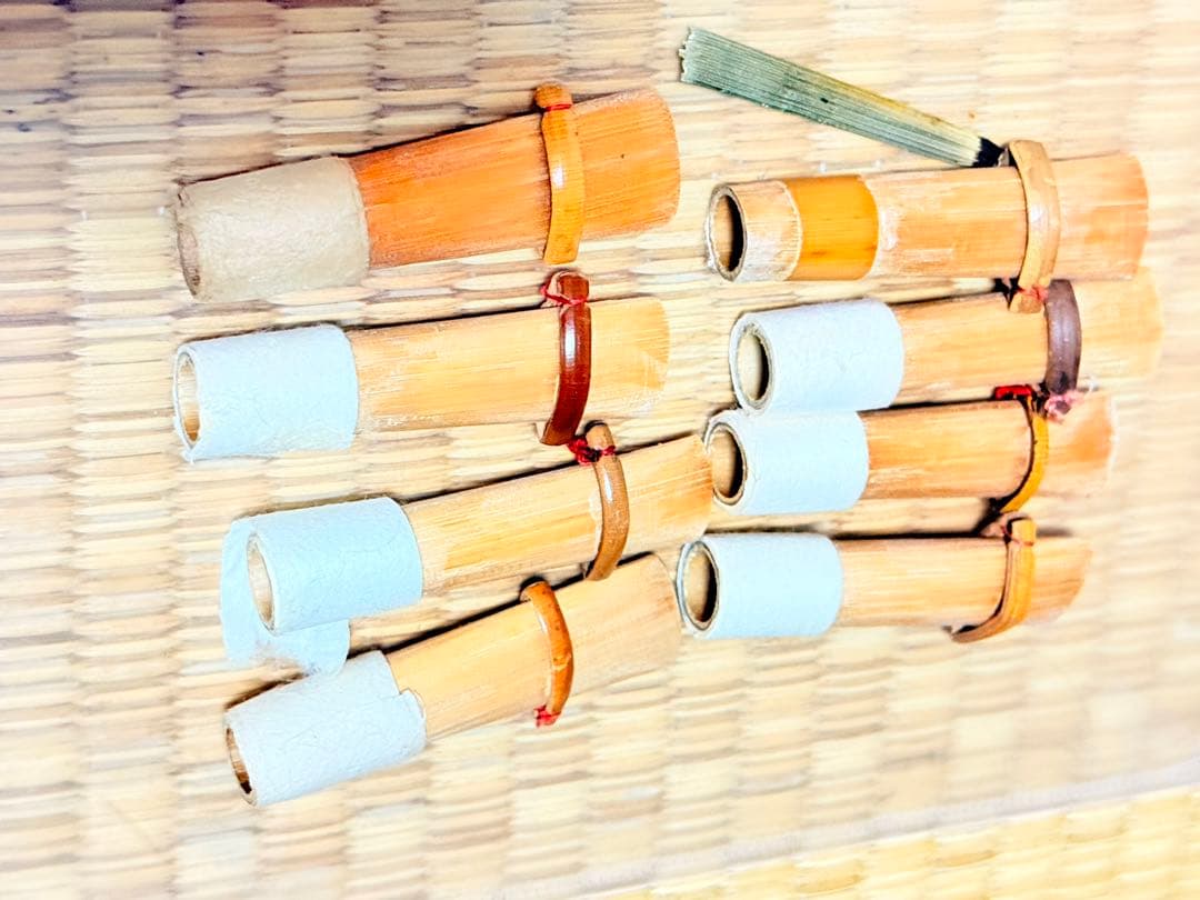 a*n様 篳篥 本管　煤竹　/盧舌12本付き