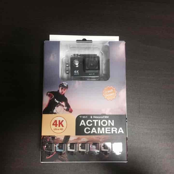 GoProの様に写真が撮れる！actioncamera 4K Wi-Fi可能