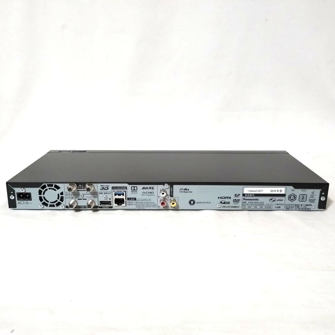 Panasonic　ブルーレイディスクレコーダー DMR-BRW1020　1TB