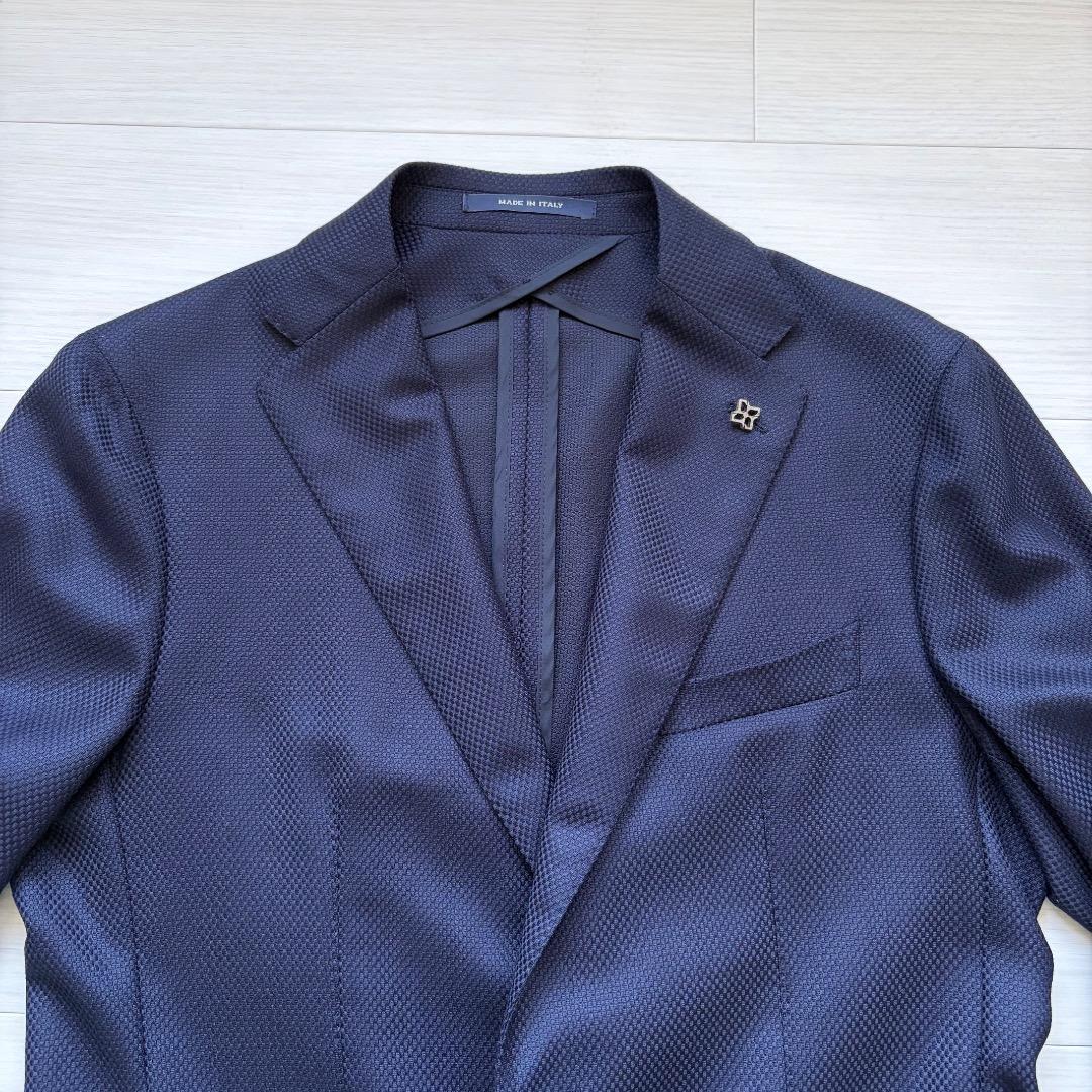 【美品】TAGLIATOREタリアトーレモンテカルロネイビージャケット50