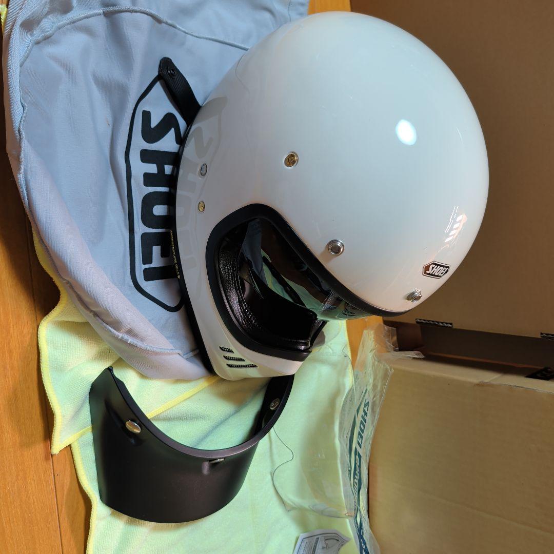 SHOEI ホワイト EX zero ｌsize