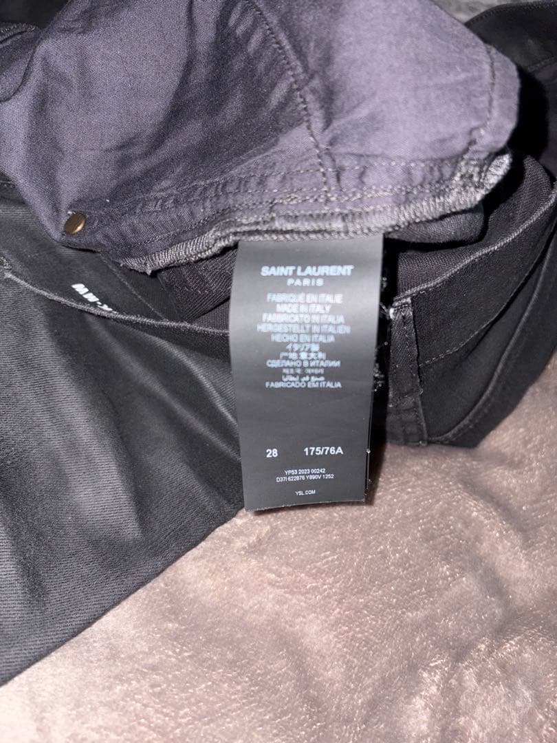 Saint Laurent コーティングデニム28