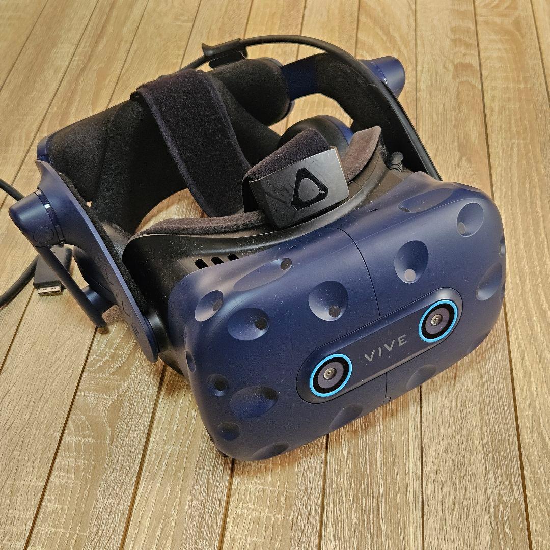 【アイトラ付】美品 HTC VIVE PRO EYE HMD単品 予備ケーブル付