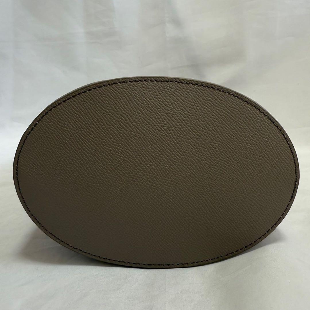 【新品同様/保存袋付】フルラ クリオ 巾着 2way ショルダーバッグ レザー