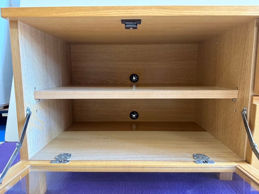 toko 廃盤品 無印良品 テレビボード 110cm タモ材 SE11TV