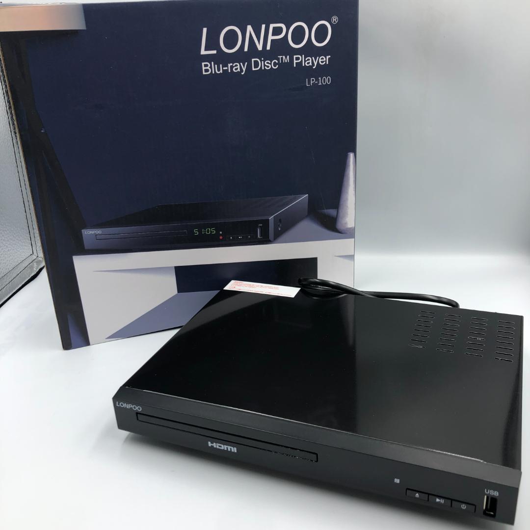 LONPOO ブルーレイプレーヤー DVDプレーヤー/Y30146-S1
