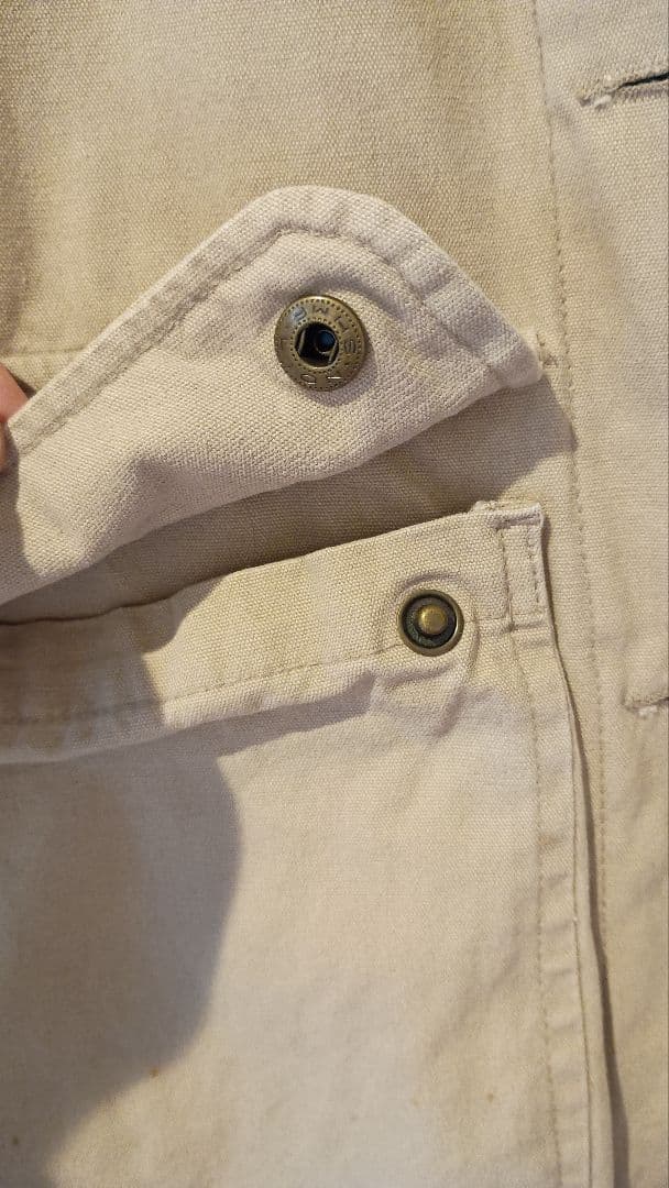 90s free country usa hunting jacket 襟レザー