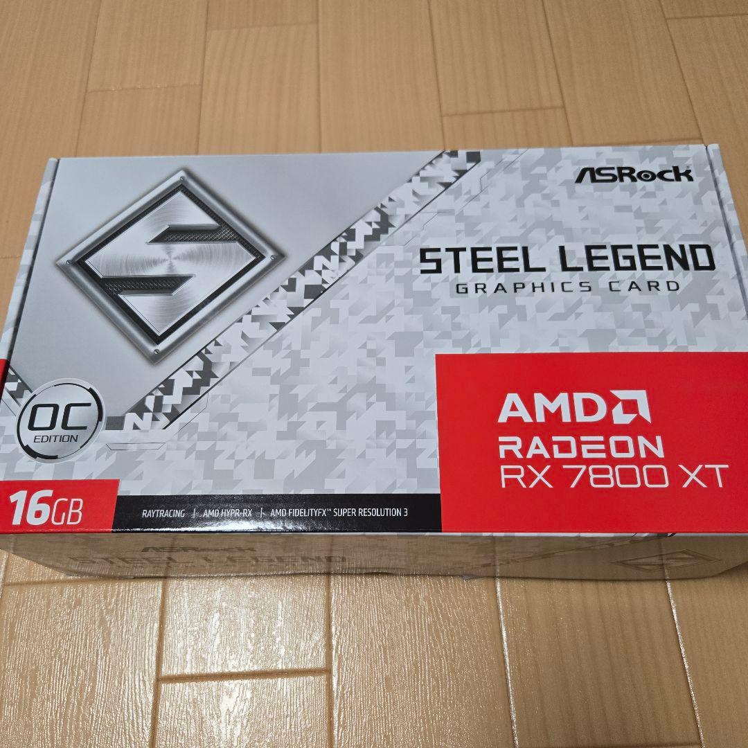グラフィックボード・グラボ・ビデオカード ASRock Steel Legend RX 7800 XT 16GB