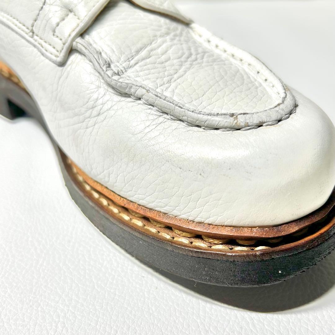 【美品】パラブーツ シャンボード ホワイト size5.5