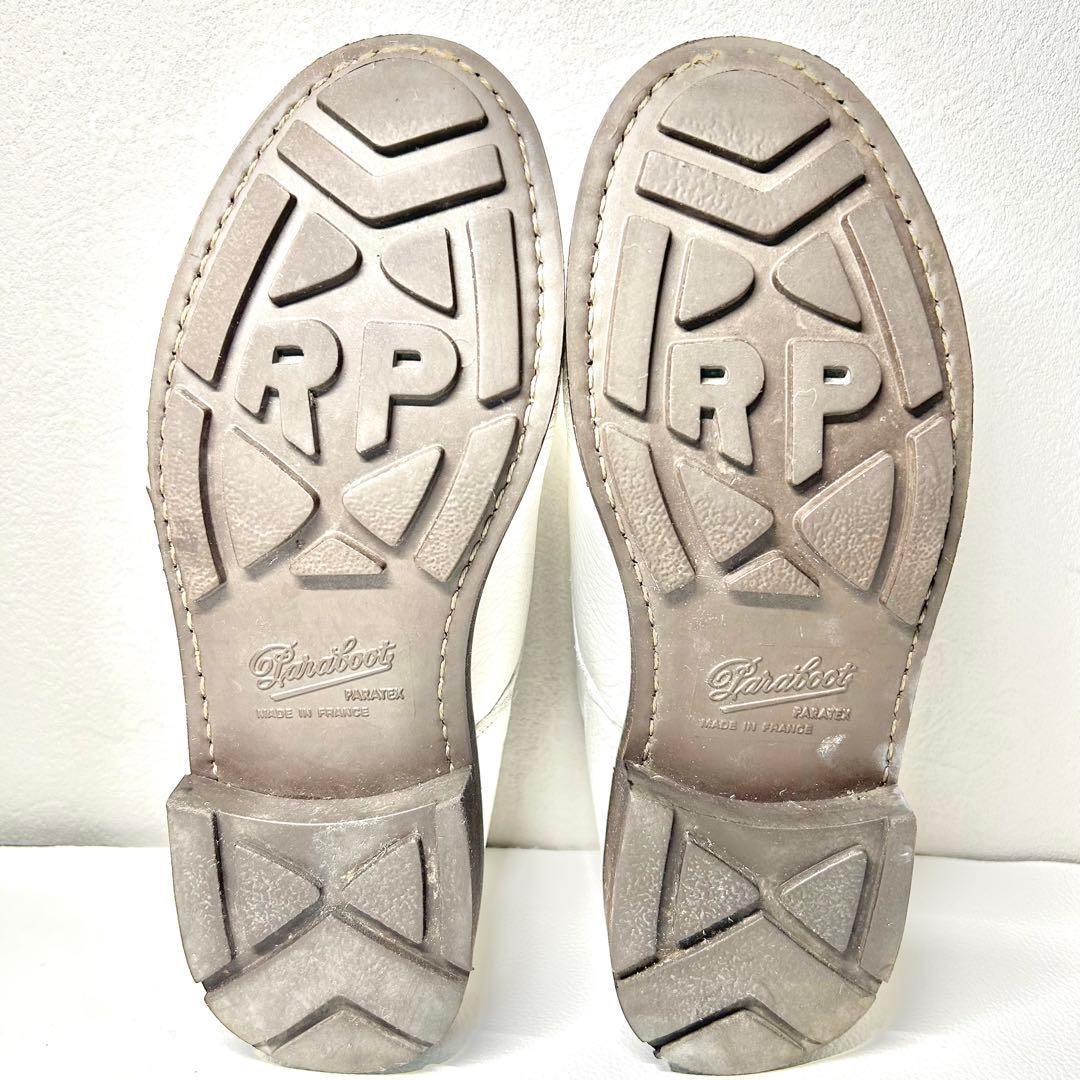 【美品】パラブーツ シャンボード ホワイト size5.5