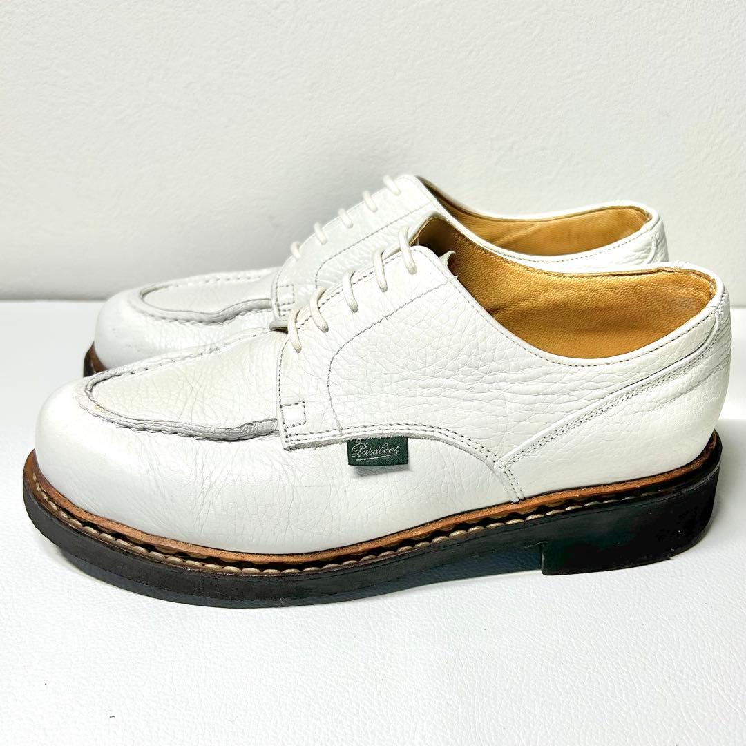 【美品】パラブーツ シャンボード ホワイト size5.5