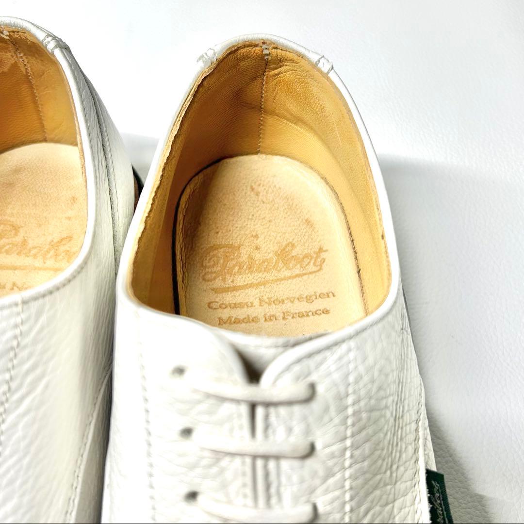 【美品】パラブーツ シャンボード ホワイト size5.5