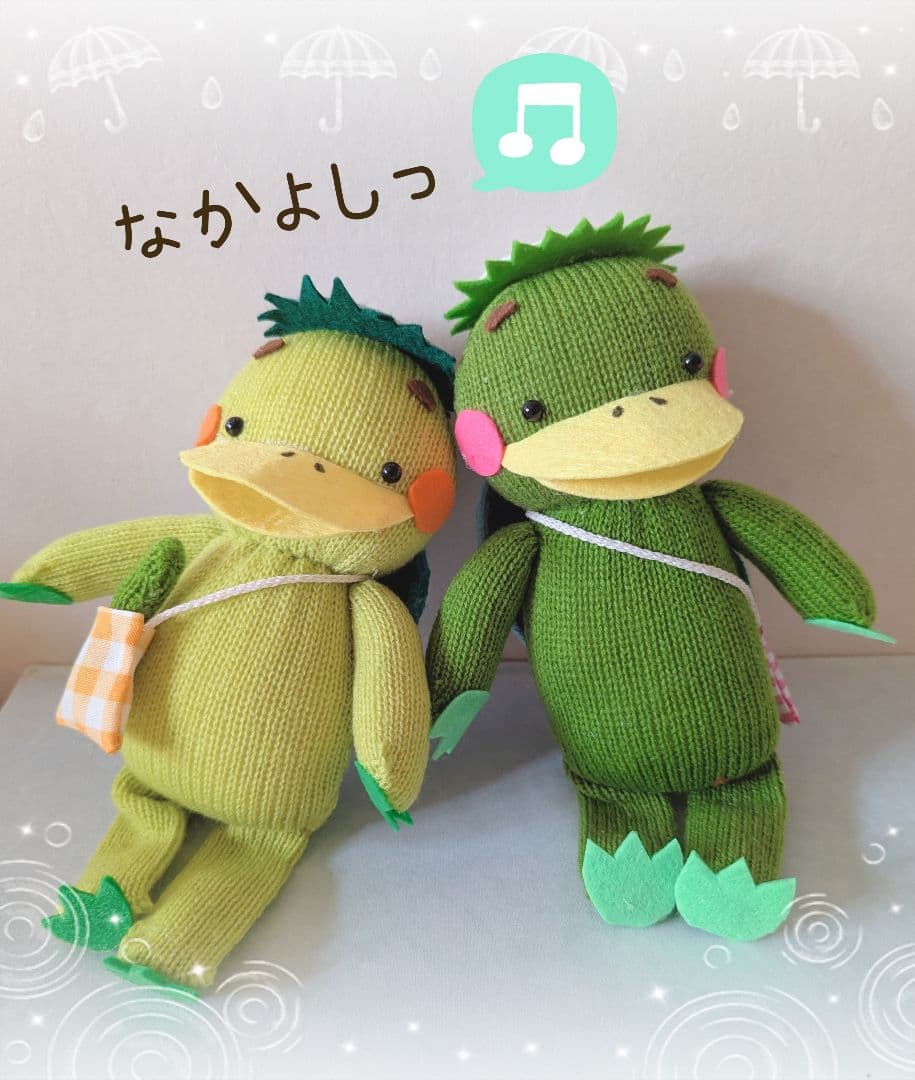 ぱんだ様オーダー品　パペット　カッパ