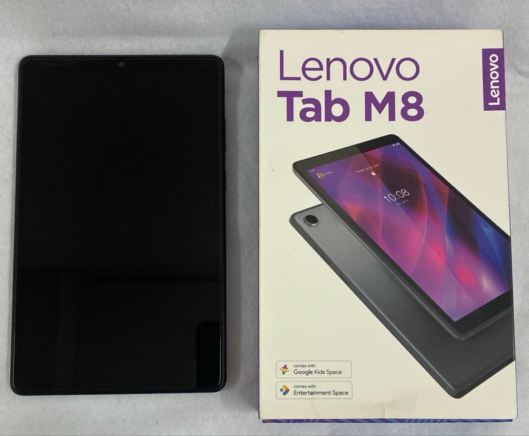 【美品】Lenovo Tab M8 タブレット &ケースカバー（オレンジ色）付