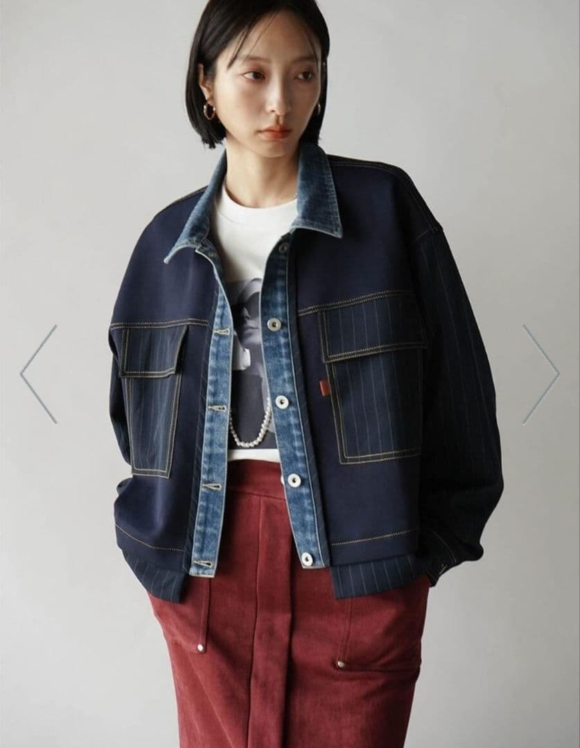 RADIATE ヤマダヤ 福袋 デニムドッキング ピンストライプジャケット