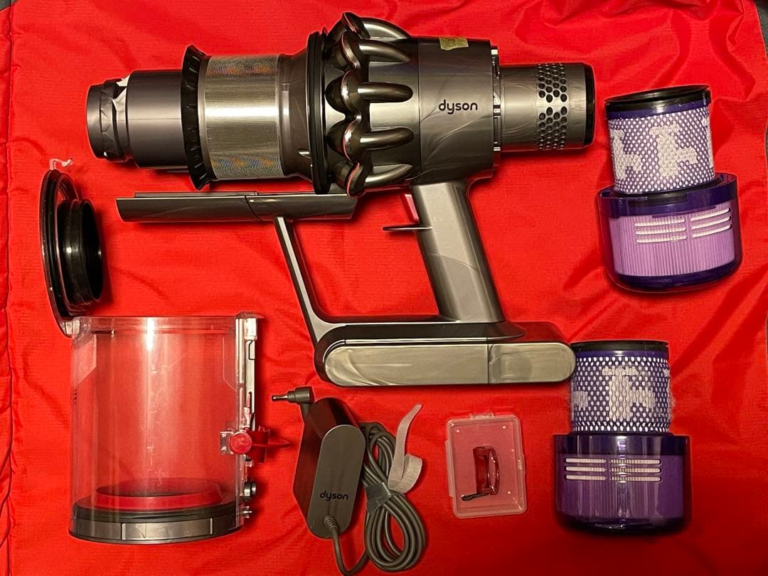 ダイソン③SV14V11純正スタンド ２ヘッドから選択 長さ違う２本のパイプ装備