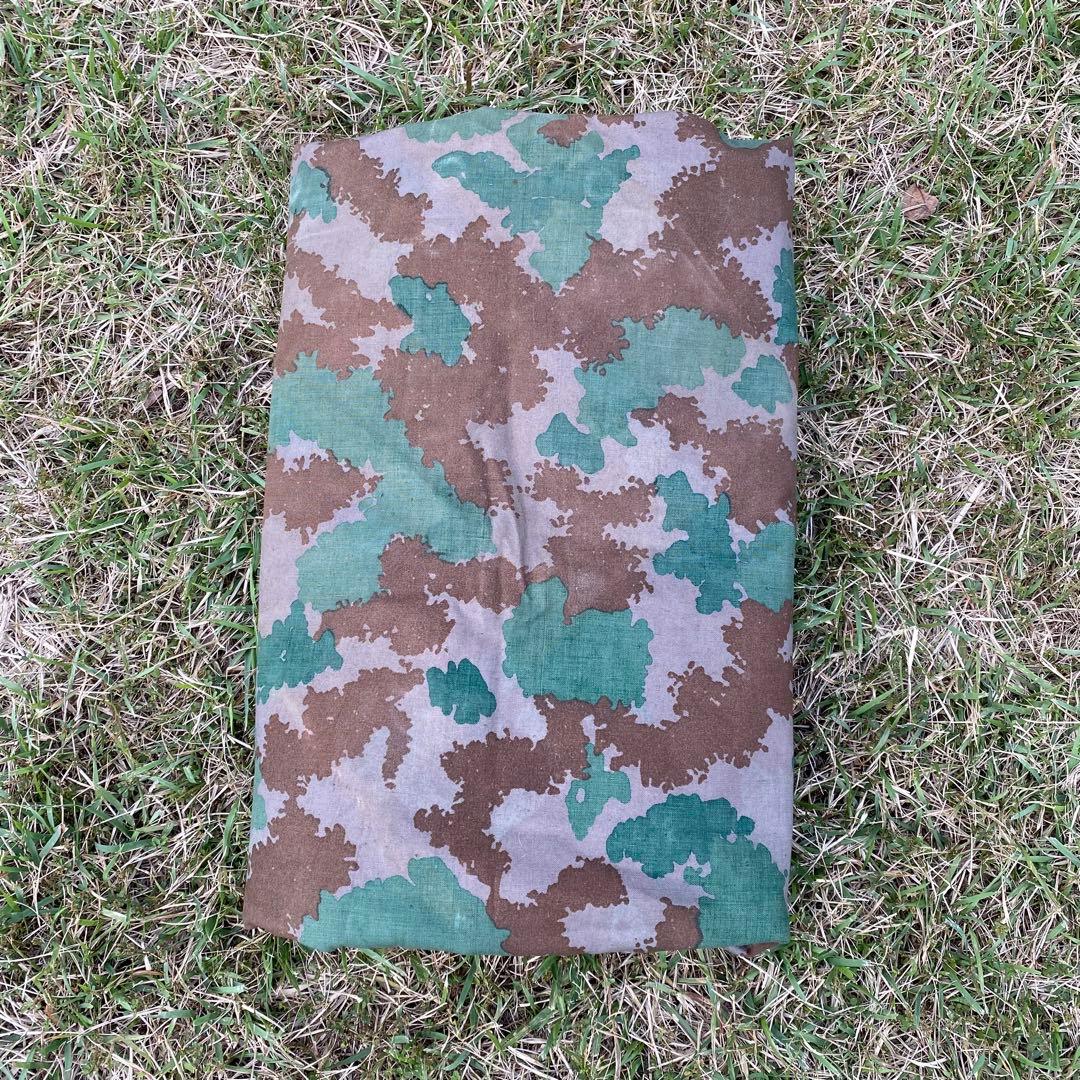 【超レア・状態良】東ドイツ軍　軍幕　フローラルカモ　ブルメンターンカモ　１枚