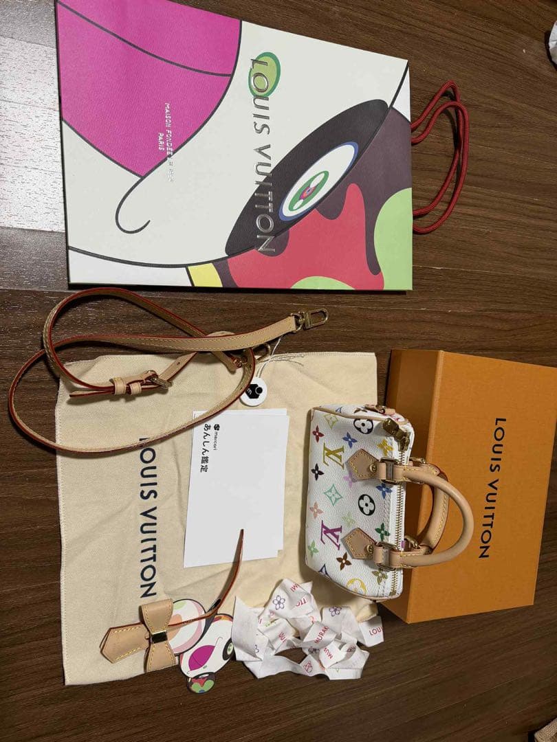 LV✖️TM 2025 新作ルイ・ヴィトン × 村上隆　コラボ　ナノ・スピーディ