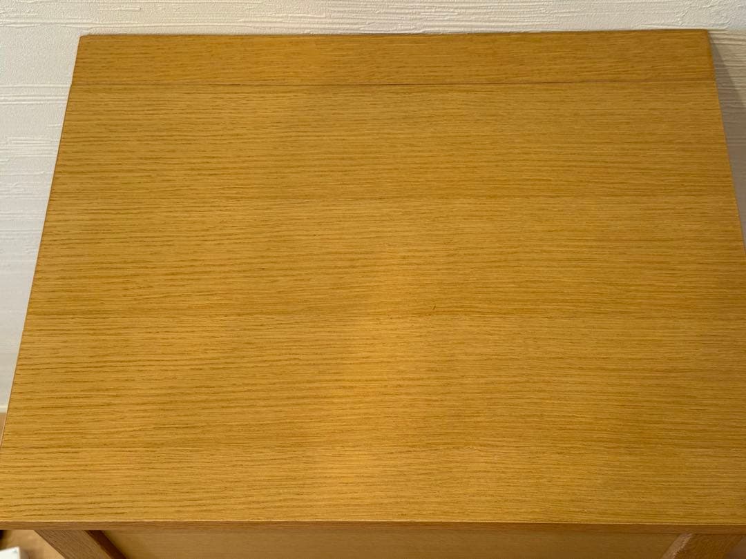 無印良品　ドレッサー　椅子付き　(オーク材)