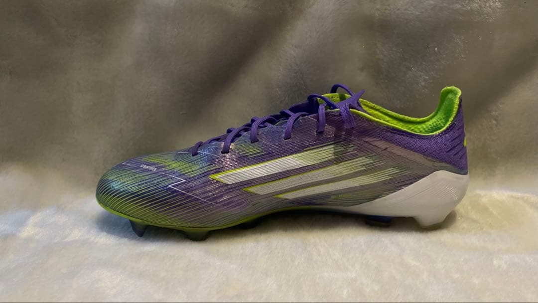 adidas F50 FG 25cm 紫/緑 収納袋、箱付き